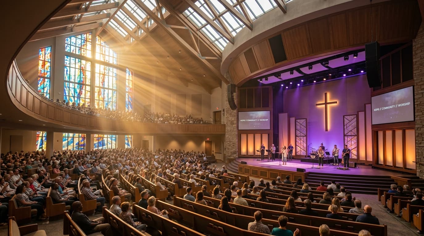 Church Sanctuary Worship
